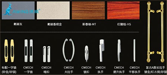 鋁合金門窗五金配件包括哪些？重要嗎？